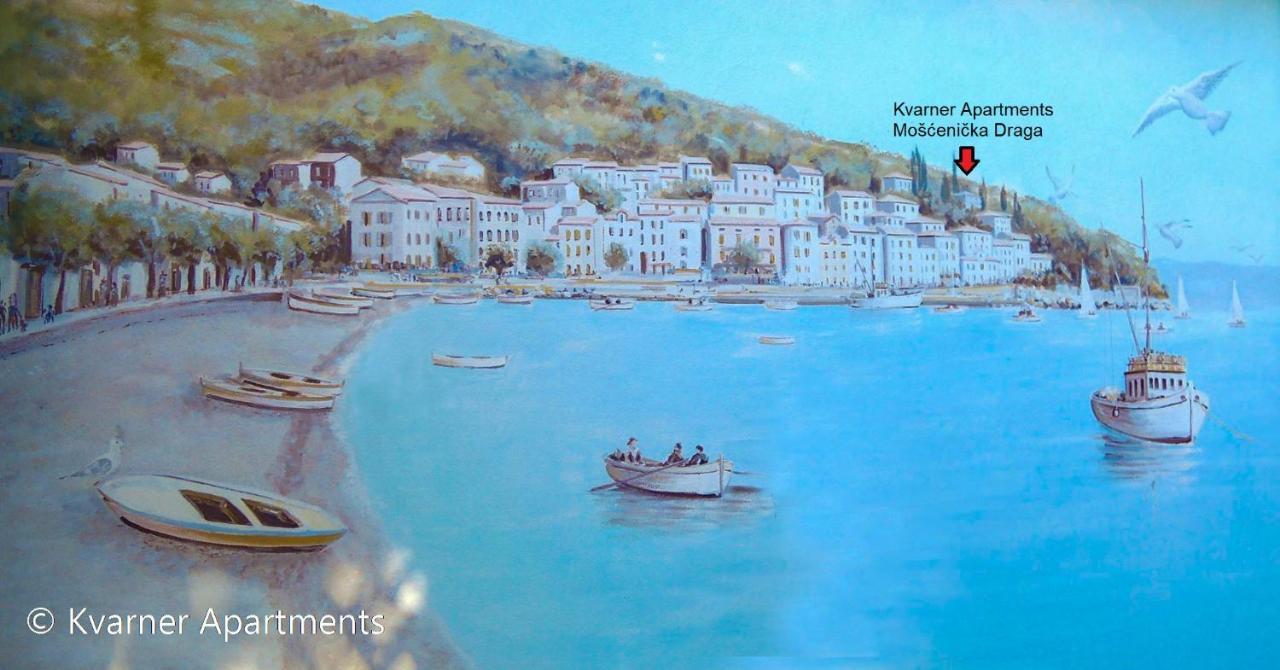 Kvarner Apartments - Mošćenička Draga Extérieur photo